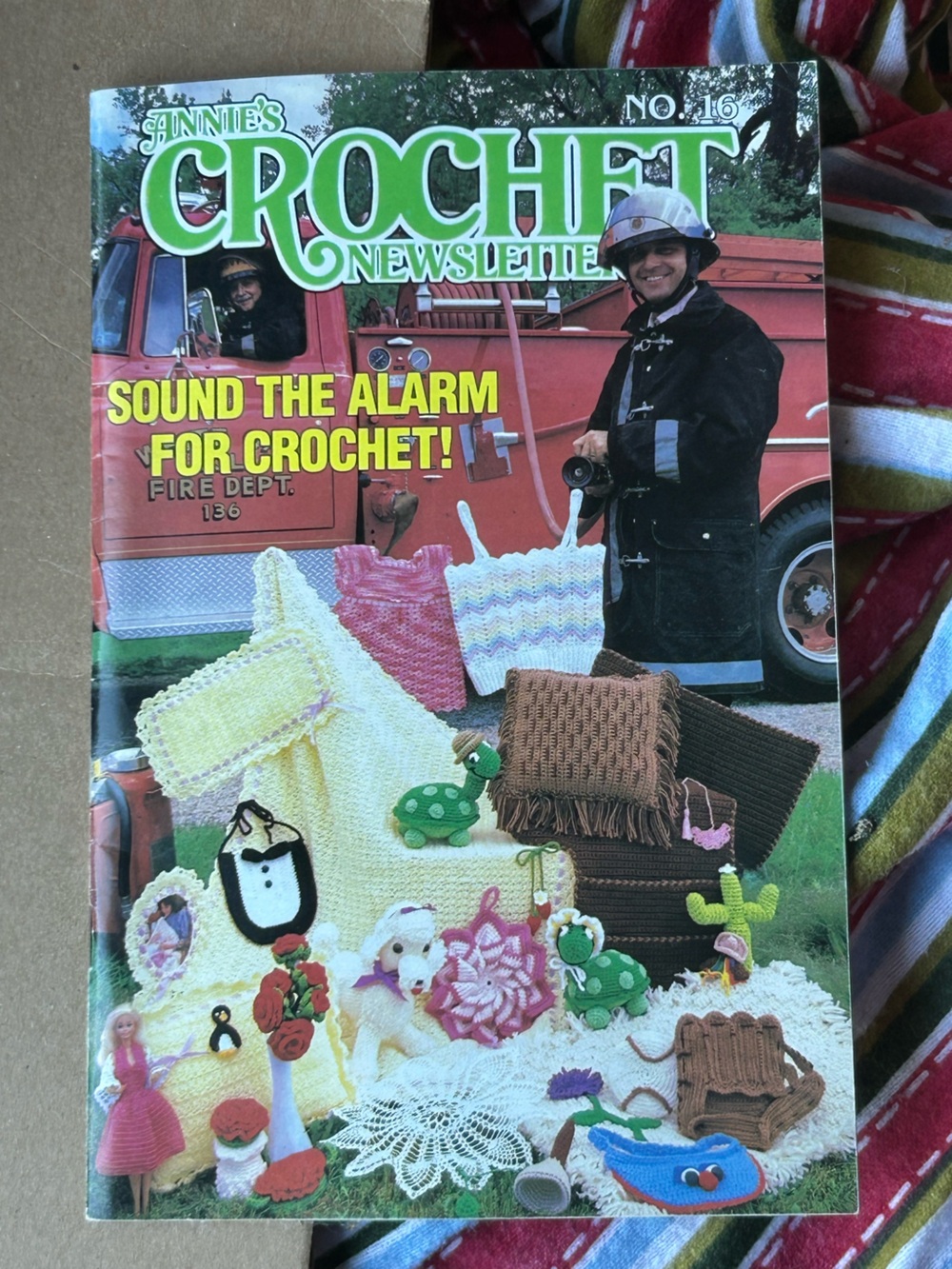 Annie's Crochet Newsletter #16 from July-August 1985
